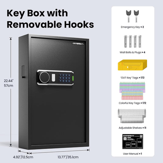 172 Keys Electronic Key Lock Box