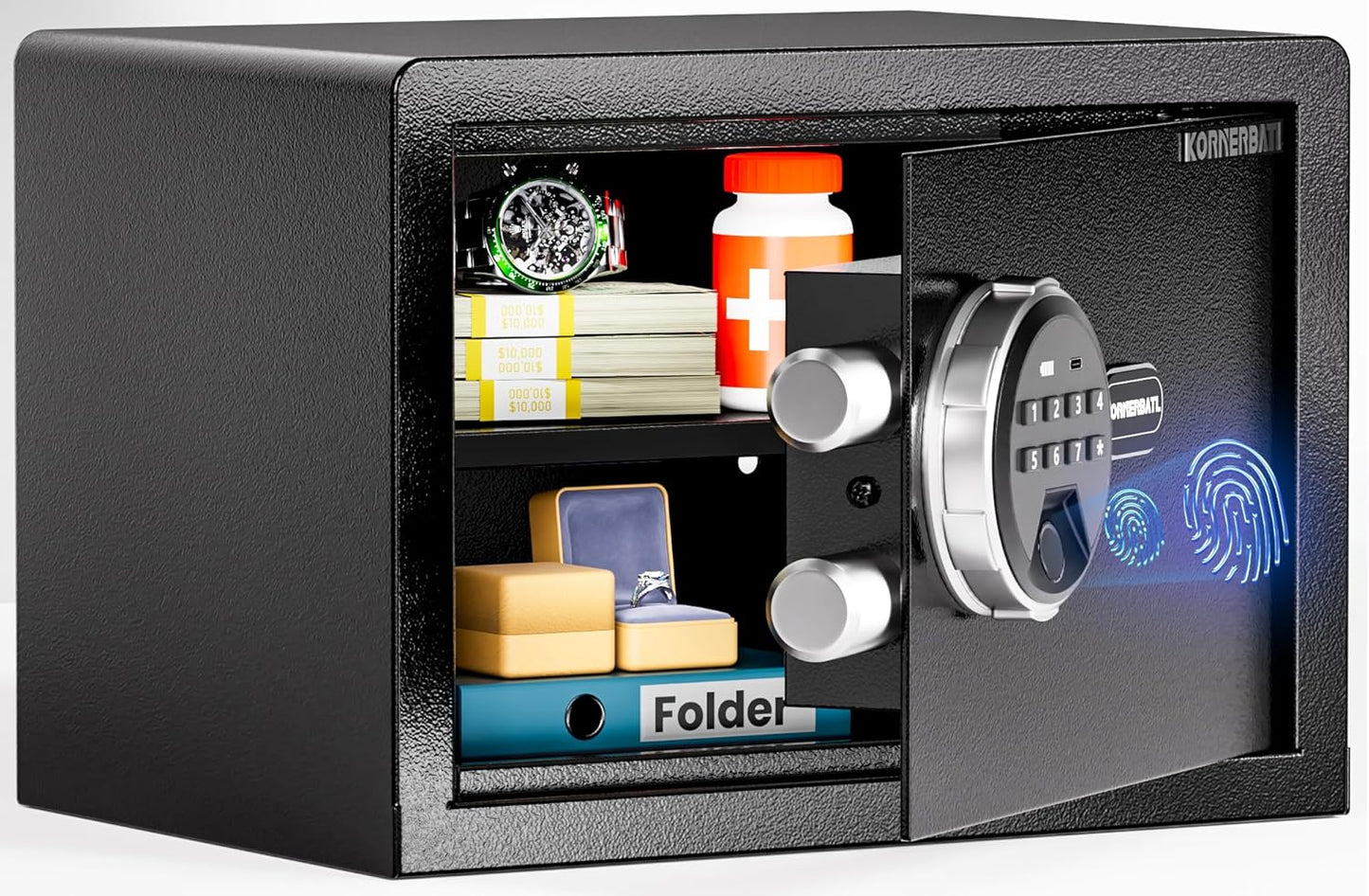 Smart Biometric safe with fingerprint lock