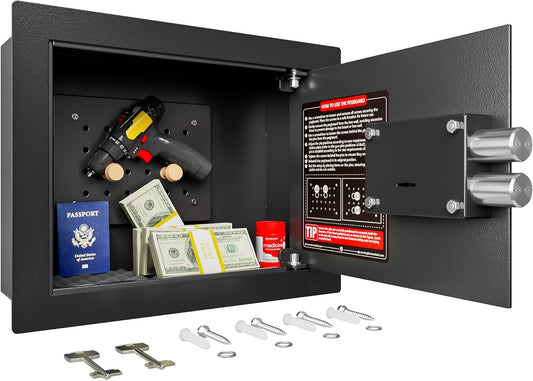 Small Hidden In Wall Safe (Black)