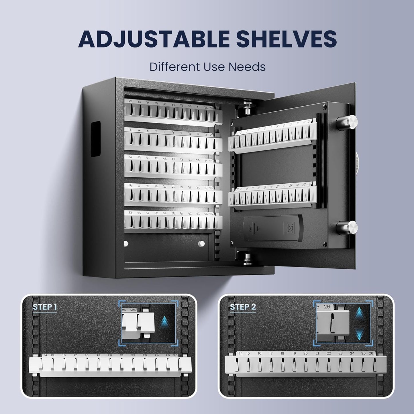 64 Keys Electronic Key Lock Box