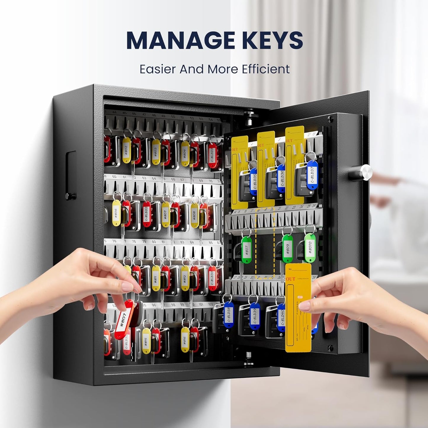 103 Keys Electronic Key Lock Box