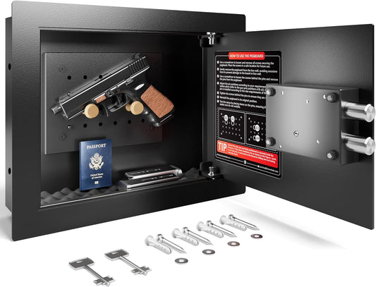 Small Hidden In Wall Safe (Black)