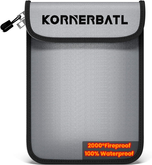 2000℉ 15”x 11”Waterproof Fireproof Document Bag